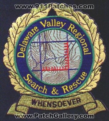 Delaware Valley Regional Search & Rescue
Thanks to EmblemAndPatchSales.com for this scan.
Keywords: pennsylvania sar and
