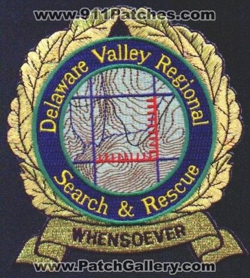 Delaware Valley Regional Search & Rescue
Thanks to EmblemAndPatchSales.com for this scan.
Keywords: pennsylvania sar and