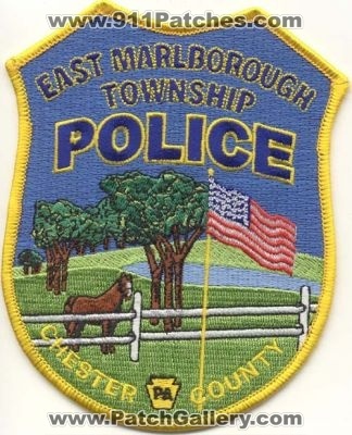 East Marlborough Township Police
Thanks to EmblemAndPatchSales.com for this scan.
Keywords: pennsylvania chester county