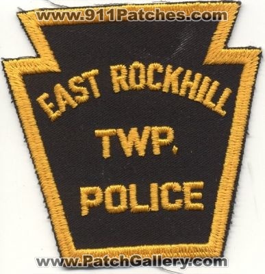 East Rockhill Twp Police
Thanks to EmblemAndPatchSales.com for this scan.
Keywords: pennsylvania township