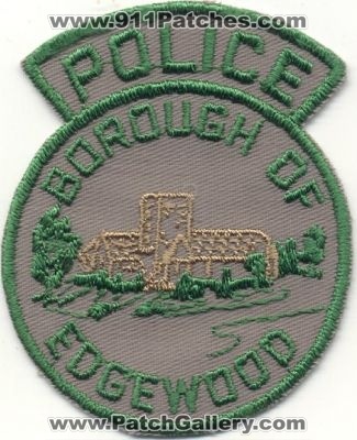 Edgewood Police
Thanks to EmblemAndPatchSales.com for this scan.
Keywords: pennsylvania borough of