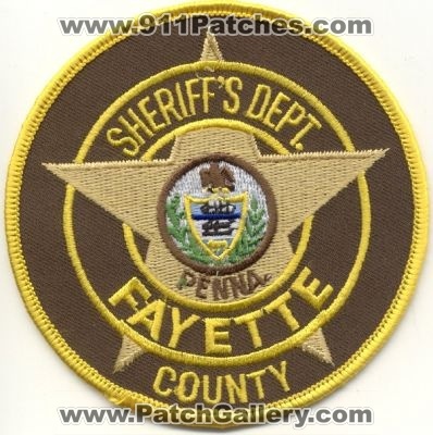 Fayette County Sheriff's Dept
Thanks to EmblemAndPatchSales.com for this scan.
Keywords: pennsylvania sheriffs department