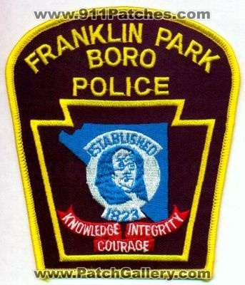 Franklin Park Boro Police
Thanks to EmblemAndPatchSales.com for this scan.
Keywords: pennsylvania borough