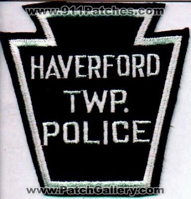 Haverford Twp Police
Thanks to EmblemAndPatchSales.com for this scan.
Keywords: pennsylvania township