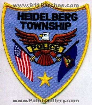 Heidelberg Township Police
Thanks to EmblemAndPatchSales.com for this scan.
Keywords: pennsylvania