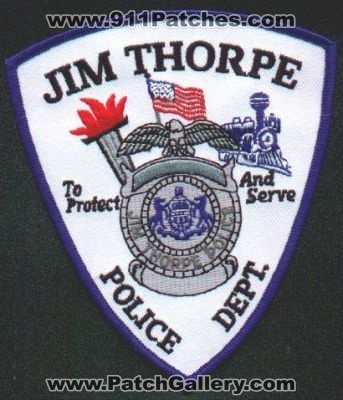 Jim Thorpe Police Dept
Thanks to EmblemAndPatchSales.com for this scan.
Keywords: pennsylvania department