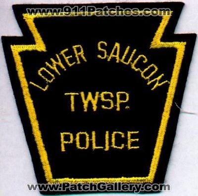 Lower Saucon Twsp Police
Thanks to EmblemAndPatchSales.com for this scan.
Keywords: pennsylvania townships