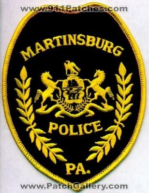 Martinsburg Police
Thanks to EmblemAndPatchSales.com for this scan.
Keywords: pennsylvania