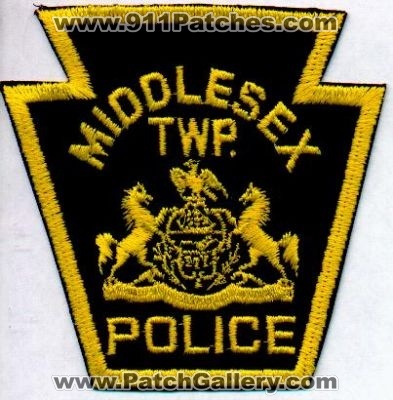 Middlesex Twp Police
Thanks to EmblemAndPatchSales.com for this scan.
Keywords: pennsylvania township
