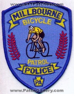 Millbourne Police Bicycle Patrol
Thanks to EmblemAndPatchSales.com for this scan.
Keywords: pennsylvania