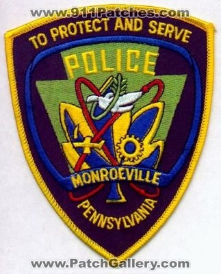 Monroeville Police
Thanks to EmblemAndPatchSales.com for this scan.
Keywords: pennsylvania