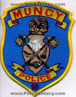 Muncy Police
Thanks to EmblemAndPatchSales.com for this scan.
Keywords: pennsylvania