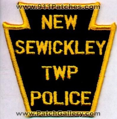 New Sewickley Twp Police
Thanks to EmblemAndPatchSales.com for this scan.
Keywords: pennsylvania township