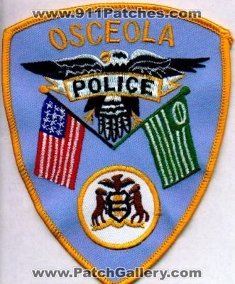 Osceola Police
Thanks to EmblemAndPatchSales.com for this scan.
Keywords: pennsylvania