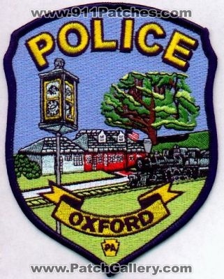 Oxford Police
Thanks to EmblemAndPatchSales.com for this scan.
Keywords: pennsylvania