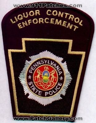 Pennsylvania State Police Liquor Control Enforcement
Thanks to EmblemAndPatchSales.com for this scan.
