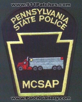 Pennsylvania State Police MCSAP
Thanks to EmblemAndPatchSales.com for this scan.
Keywords: motor carrier safety assistance program