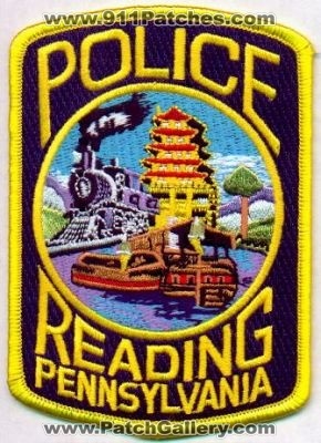 Reading Police
Thanks to EmblemAndPatchSales.com for this scan.
Keywords: pennsylvania