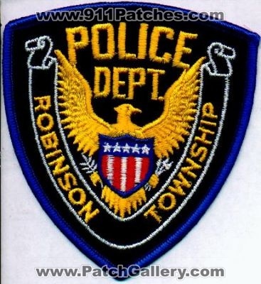 Robinson Township Police Dept
Thanks to EmblemAndPatchSales.com for this scan.
Keywords: pennsylvania department