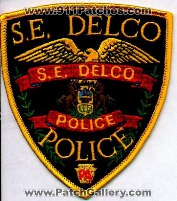 S.E. Delco Police
Thanks to EmblemAndPatchSales.com for this scan.
Keywords: pennsylvania se