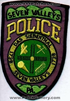 Seven Valleys Police
Thanks to EmblemAndPatchSales.com for this scan.
Keywords: pennsylvania