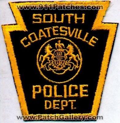 South Coatsville Police Dept
Thanks to EmblemAndPatchSales.com for this scan.
Keywords: pennsylvania department