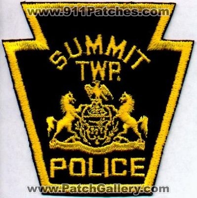 Summit Twp Police
Thanks to EmblemAndPatchSales.com for this scan.
Keywords: pennsylvania township