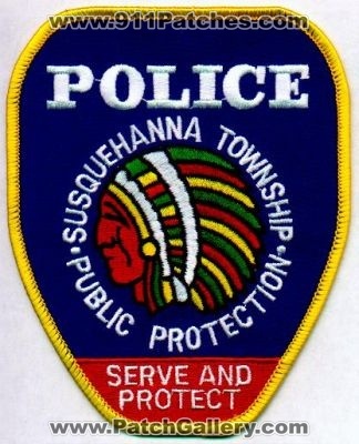 Susquehanna Township Police
Thanks to EmblemAndPatchSales.com for this scan.
Keywords: pennsylvania