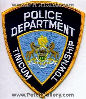 Tinicum Township Police Department
Thanks to EmblemAndPatchSales.com for this scan.
Keywords: pennsylvania