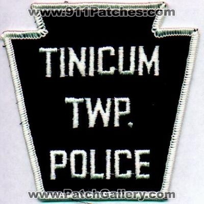 Tinicum Twp Police
Thanks to EmblemAndPatchSales.com for this scan.
Keywords: pennsylvania township