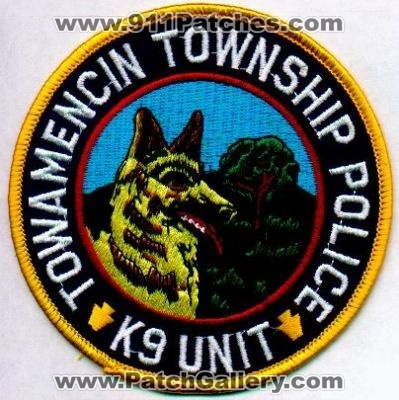 Towamencin Township Police K-9 Unit
Thanks to EmblemAndPatchSales.com for this scan.
Keywords: pennsylvania k9