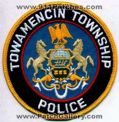 Towamencin Township Police
Thanks to EmblemAndPatchSales.com for this scan.
Keywords: pennsylvania