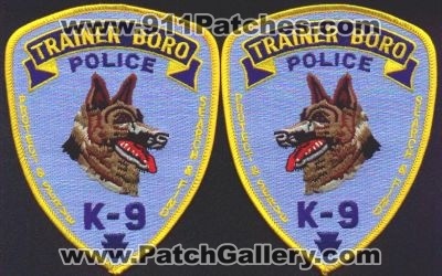 Trainer Boro Police K-9
Thanks to EmblemAndPatchSales.com for this scan.
Keywords: pennsylvania borough k9