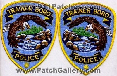 Trainer Boro Police
Thanks to EmblemAndPatchSales.com for this scan.
Keywords: pennsylvania