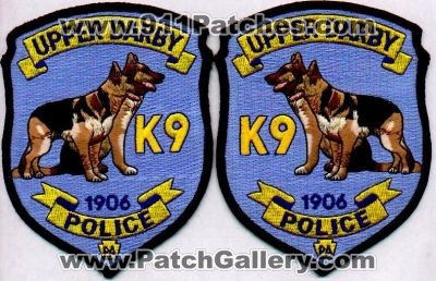 Upper Darby Police K-9
Thanks to EmblemAndPatchSales.com for this scan.
Keywords: pennsylvnia k9