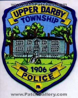 Upper Darby Township Police
Thanks to EmblemAndPatchSales.com for this scan.
Keywords: pennsylvania