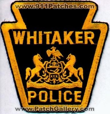 Whitaker Police
Thanks to EmblemAndPatchSales.com for this scan.
Keywords: pennsylvania