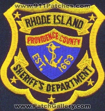 Providence County Sheriff's Department
Thanks to EmblemAndPatchSales.com for this scan.
Keywords: rhode island sheriffs