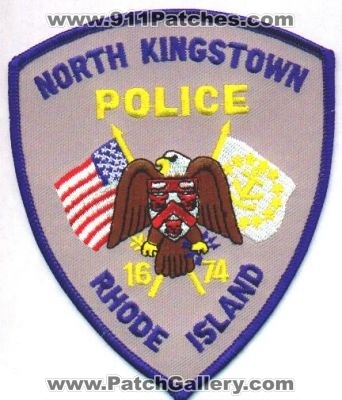 North Kingstown Police
Thanks to EmblemAndPatchSales.com for this scan.
Keywords: rhode island