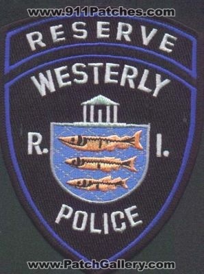 Westerly Police Reserve
Thanks to EmblemAndPatchSales.com for this scan.
Keywords: rhode island