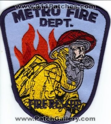Metro Fire Department Rescue (South Carolina)
Thanks to Brian Wall for this scan.
Keywords: dept.