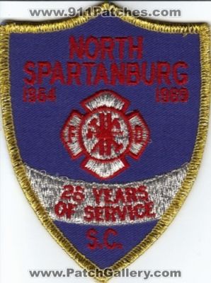 North Spartanburg Fire Department 25 Years of Service (South Carolina)
Thanks to Brian Wall for this scan.
Keywords: fd s.c.