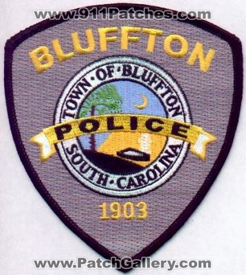 Bluffton Police
Thanks to EmblemAndPatchSales.com for this scan.
Keywords: south carolina town of