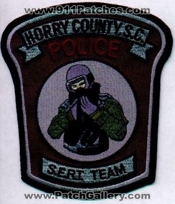 Horry County Police S.E.R.T. Team
Thanks to EmblemAndPatchSales.com for this scan.
Keywords: south carolina sert