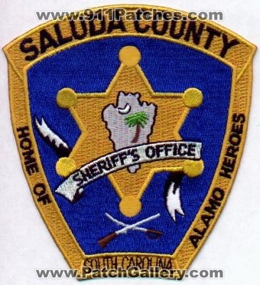 Saluda County Sheriff's Office
Thanks to EmblemAndPatchSales.com for this scan.
Keywords: south carolina sheriffs