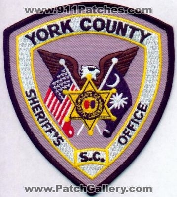 York County Sheriff's Office
Thanks to EmblemAndPatchSales.com for this scan.
Keywords: south carolina sheriffs