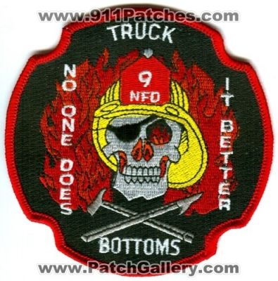 Nashville Fire Truck 9 Patch (Tennessee)
[b]Scan From: Our Collection[/b]
Keywords: nfd department bottoms no one does it better