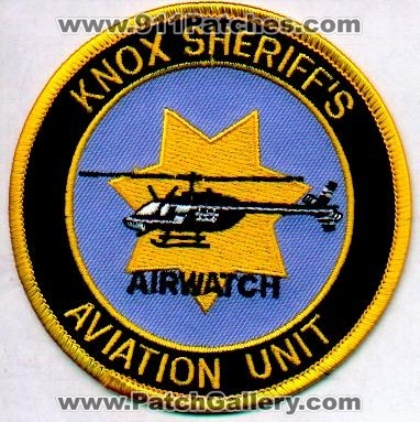Knox County Sheriff's Airwatch Aviation Unit
Thanks to EmblemAndPatchSales.com for this scan.
Keywords: tennessee sheriffs helicopter