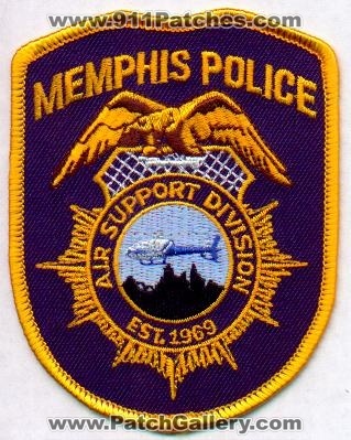 Memphis Police Air Support Division
Thanks to EmblemAndPatchSales.com for this scan.
Keywords: tennessee helicopter
