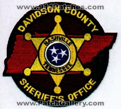 Davidson County Sheriff's Office
Thanks to EmblemAndPatchSales.com for this scan.
Keywords: tennessee sheriffs